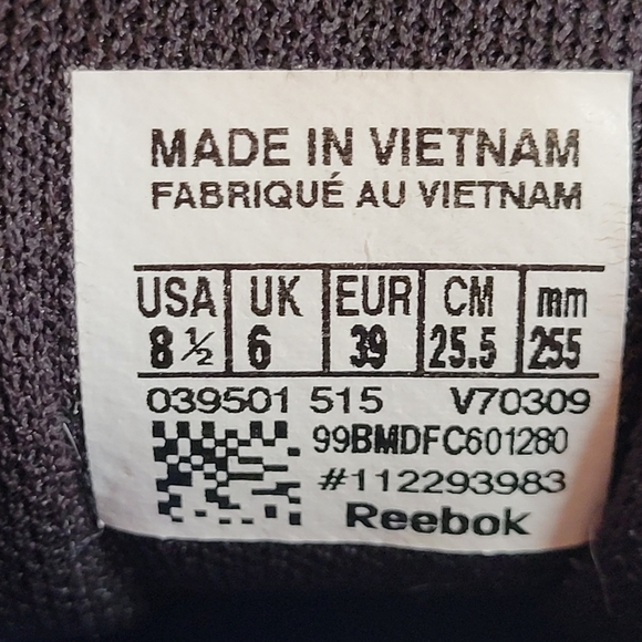 Reebok Women's Sublite Authentic 2.0 Running Shoes Black and White Size 8.5 EUC - Picture 10 of 10